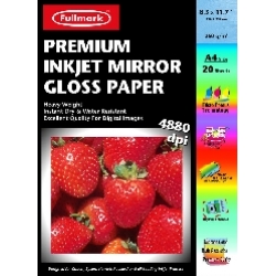 Premium Inkjet Mirror Gloss Paper A4